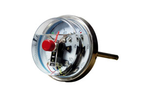 電接點軸向溫度計